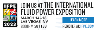 IFPE - International Fluid Power Exposition 2023 Banner